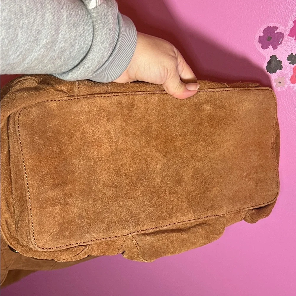 Free People Suede Caravan Tote brown - Picture 13 of 15